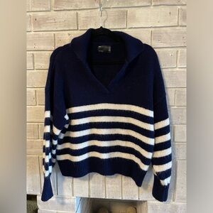 ASOS Navy Striped Sweater
